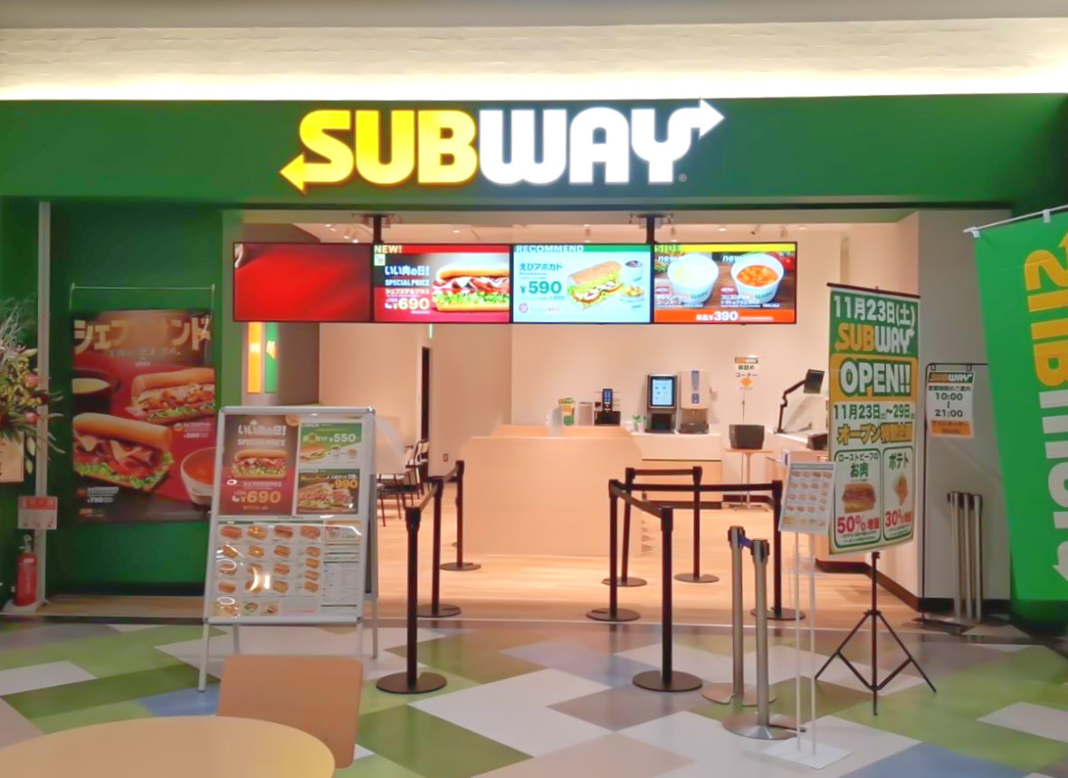 サブウェイの店舗イメージ